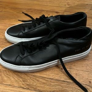 Common Projects sneakers in black leather